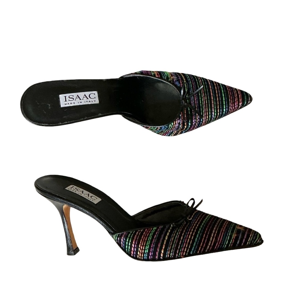 Isaac Women's Vibrant Striped Heels